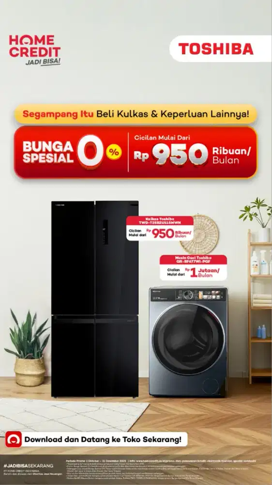 KREDIT BARANG ELEKTRONIK BUNGA 0%