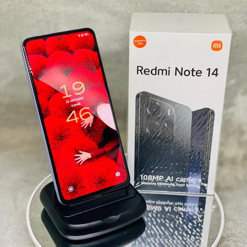 REDMI NOTE 14 GARANSI RESMI AGUSTUS 2026 FULLSET ORIGINAL LIKE NEW