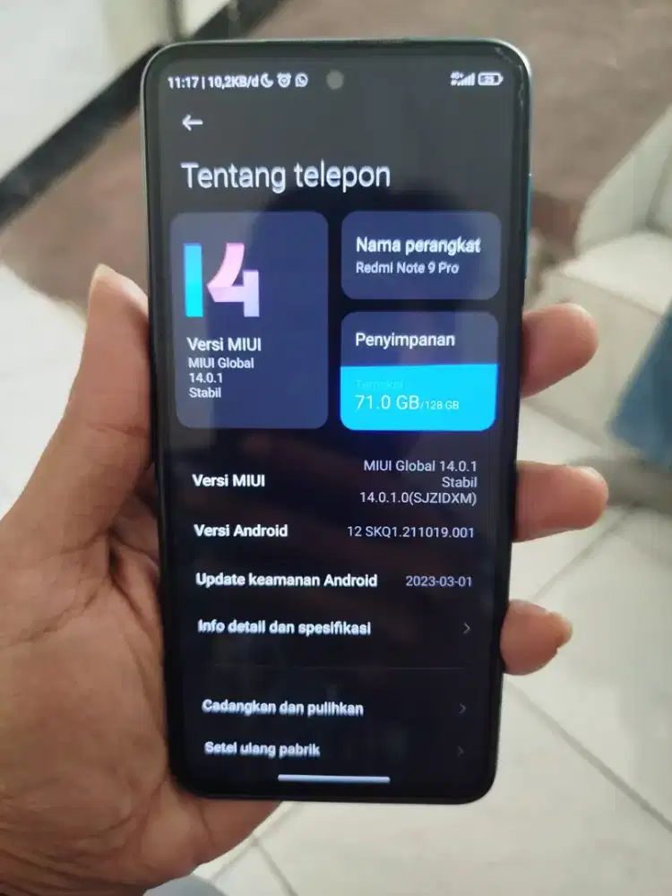 Redmi Note 9 pro 8/128