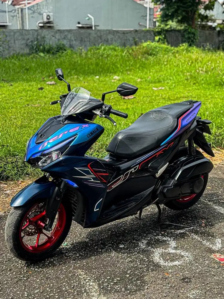 TT/DIJUAL CEPAT!! YAMAHA AEROX GEN 2 CYBER CITY MODIF GANTENG KEY 2