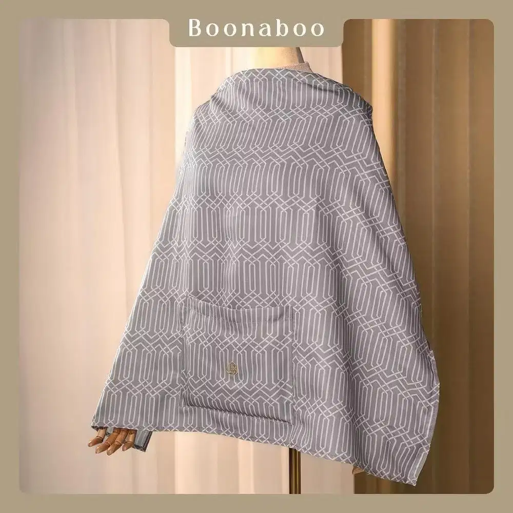 Boonaboo Apron Menyusui | Serene Nursing Apron Grey