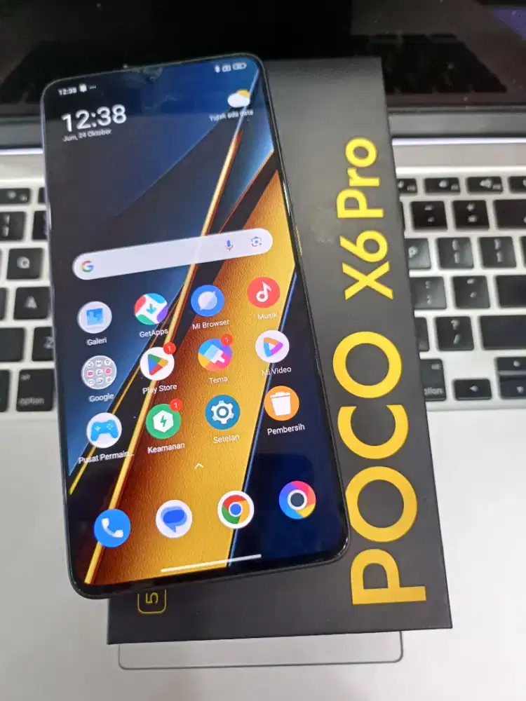 Poco X6 pro 5G 12/512GB lengkap