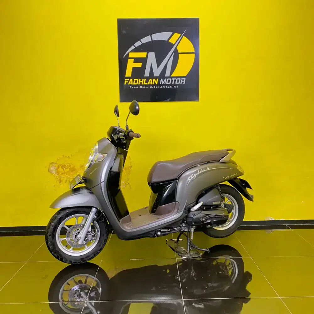 Honda Scoopy 2020 pajak hidup panjang kaleng putih plat Depok