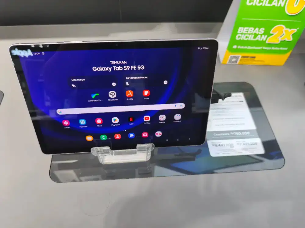 Promo samsung galaxy tab S9 FE