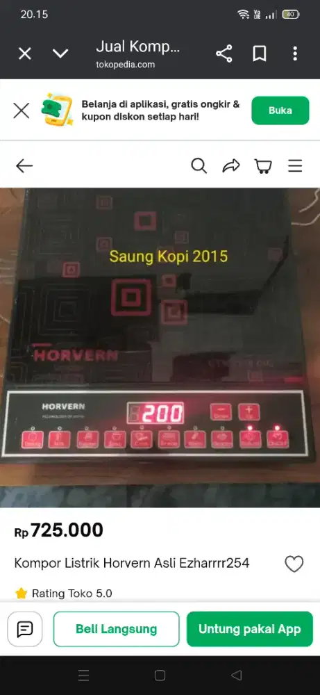 Di jual perlengkapan dapur kompor listrik untuk masak,rebus,goreng