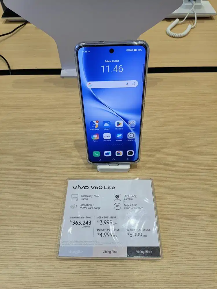 Vivo V60 Lite Cicilan mulai dari 300 ribuan , Syarat hanya KTP