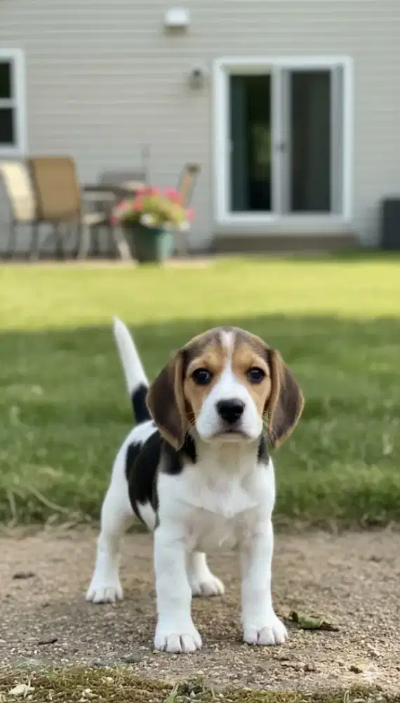Beagle jantan threecolor