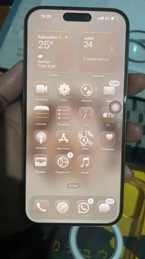 Iphone 16 Pro Max 256 Gb ibox garansi juni 2026