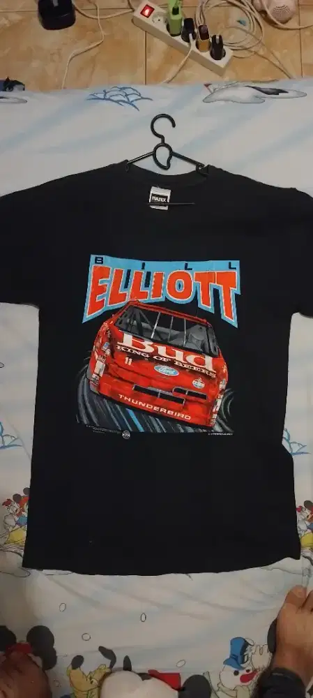 Kaos vintage Bill Elliott Budweiser NASCAR racing