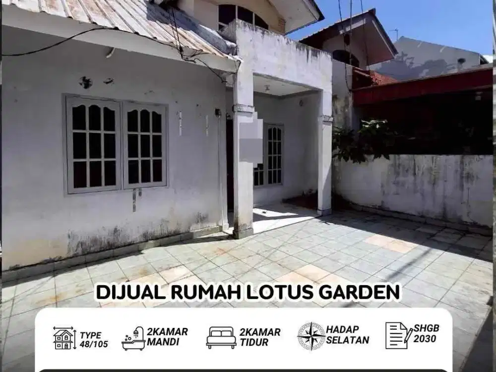 Dijual Rumah Lotus Garden Batam Center