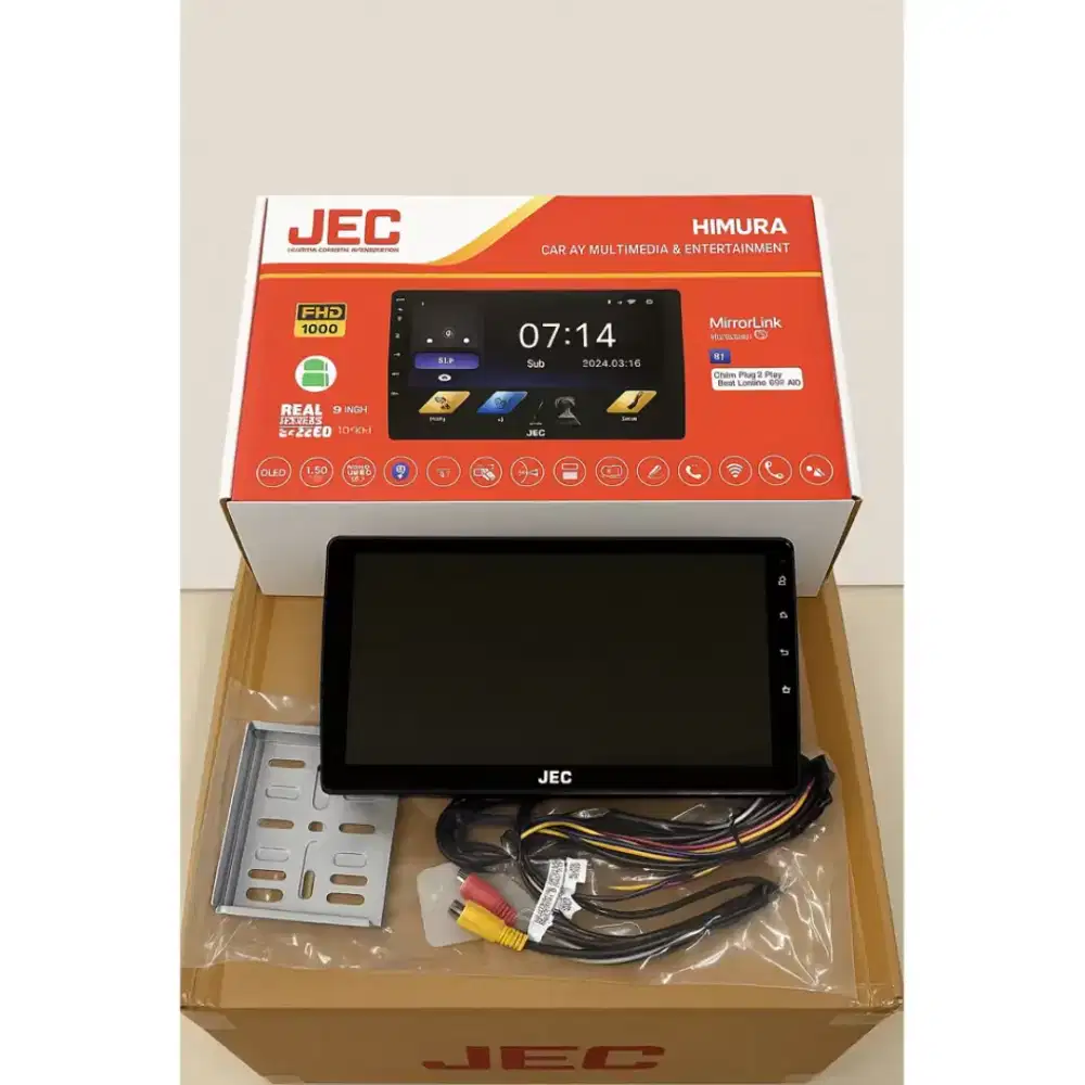 Head unit android JEC 9 inch ram 2/32