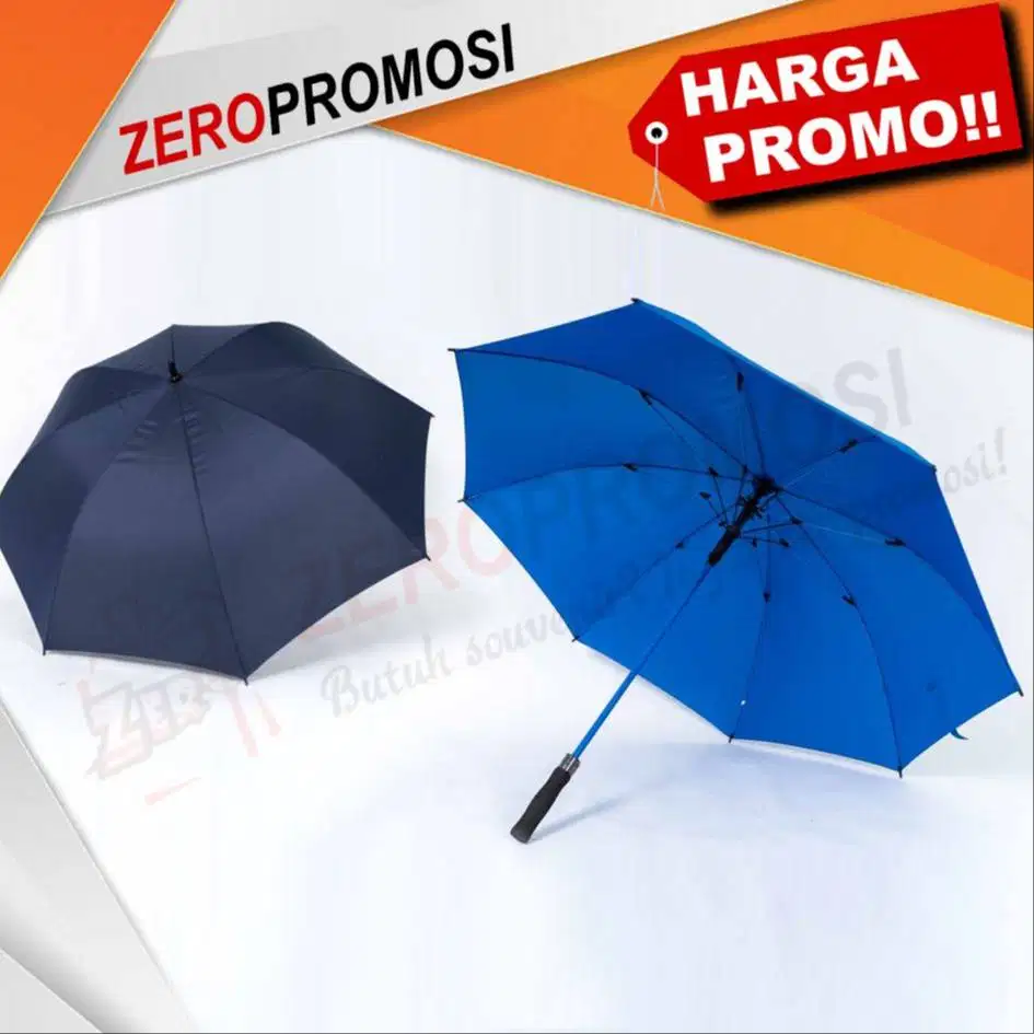 Payung Promosi Golf Jumbo Otomatis Kode 76002 Rangka Fiber