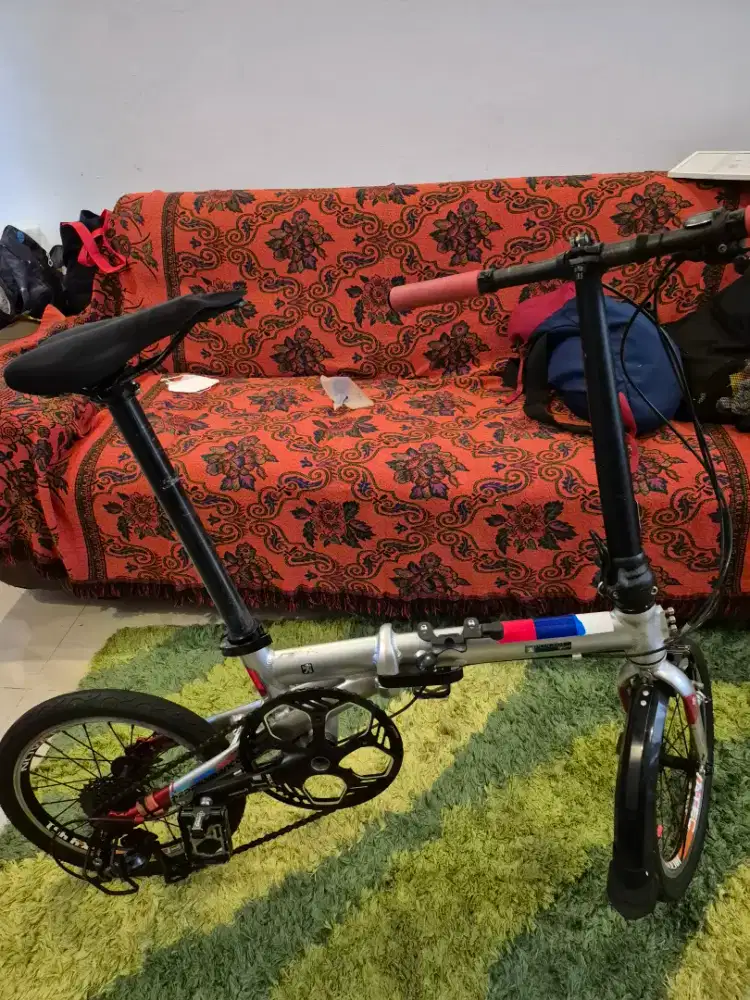 Sepeda lipat camp hazy 9 speed