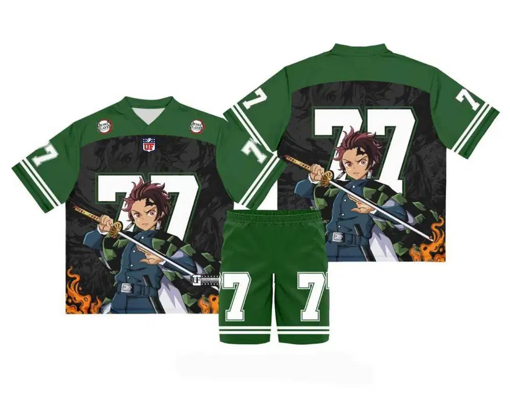 Kaos Jersey Anak dan Dewasa Unisex Oversize, Reguller