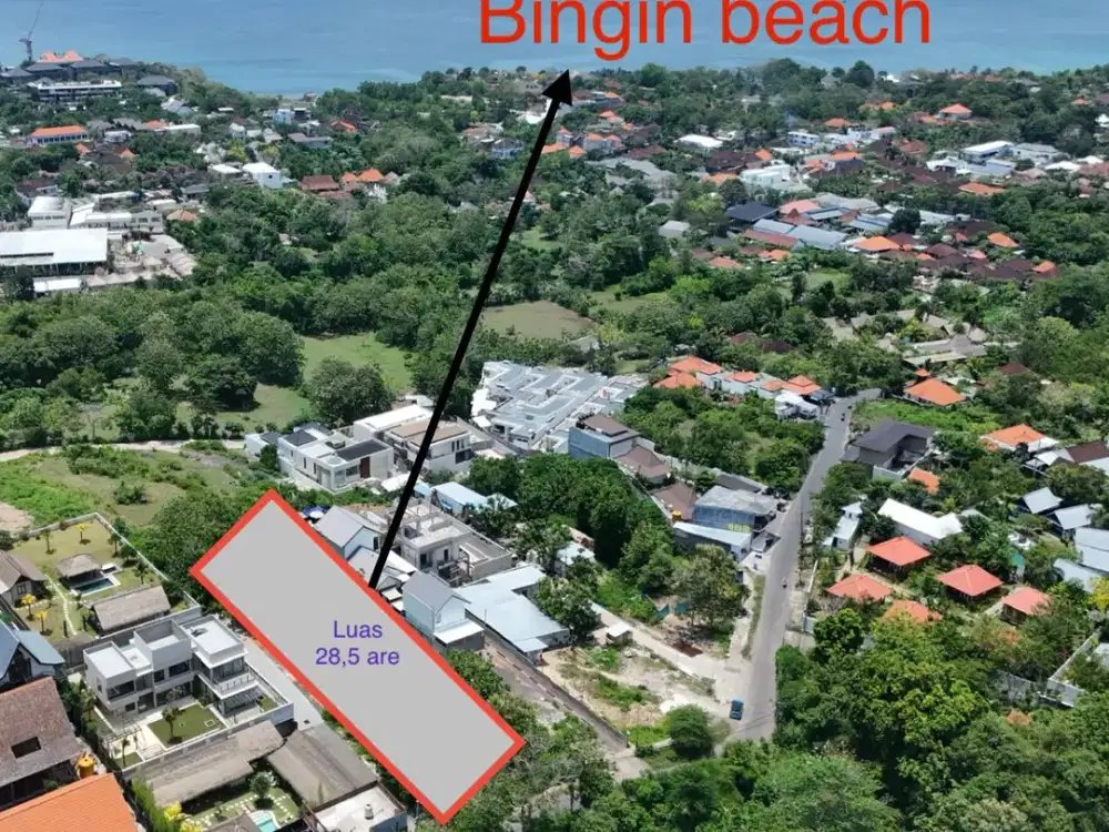 TANAH FREEHOLD – 28,5 ARE, BINGIN PECATU