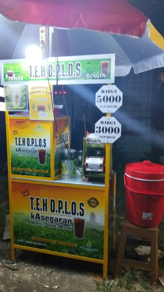 Booth Teh Oplos Kasegaran