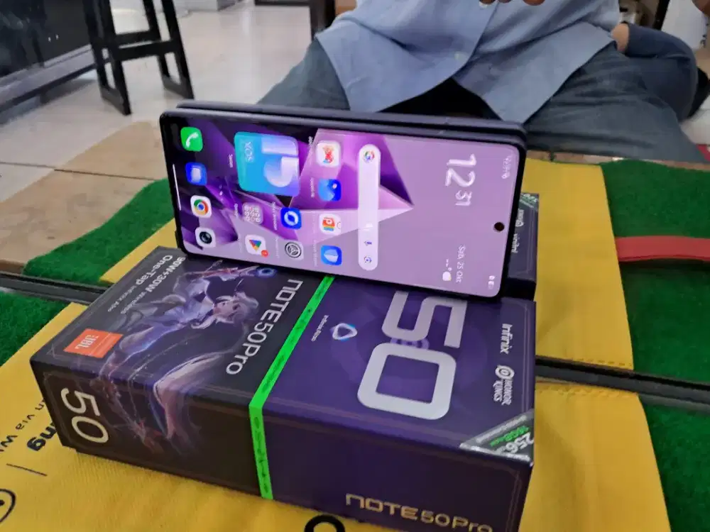 Infinix Note 50 Pro Ram 8/256 gb mulus sperti Baru lengkap