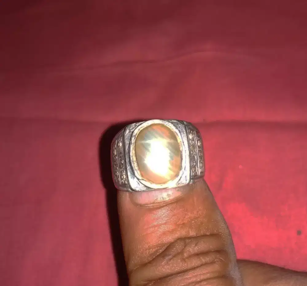 Fire Oval Ring Perak