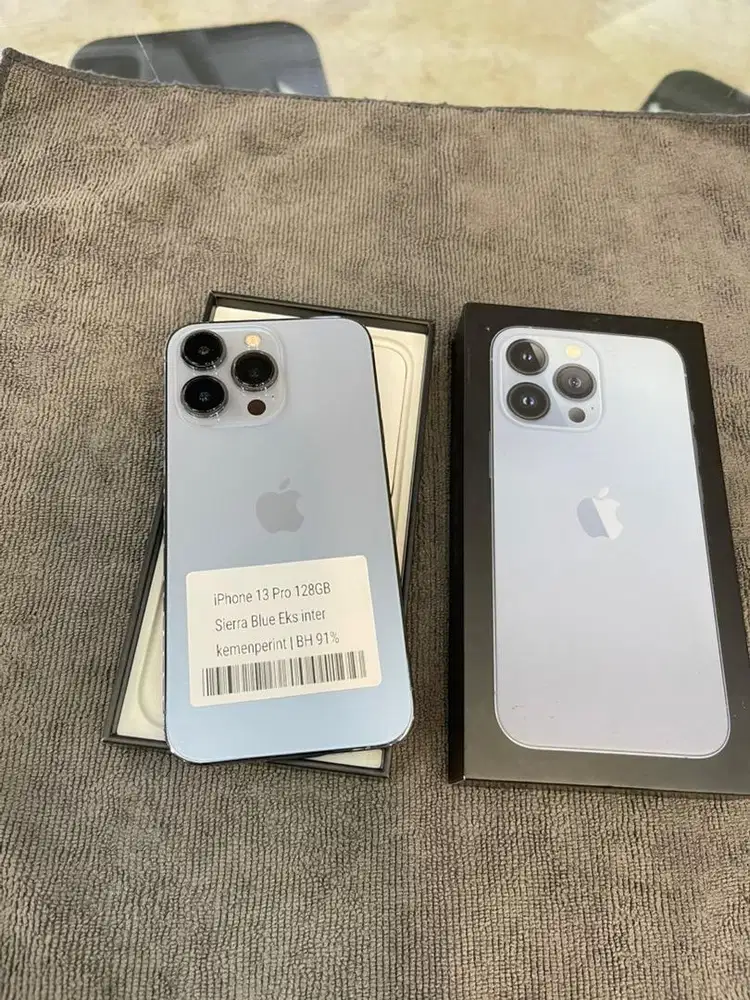 Iphone 13pro 128 siera blue ex inter Regis fullset