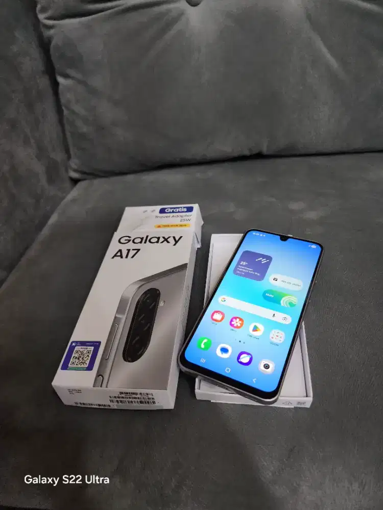 SAMSUNG A17 LIKE NEW ( UNBOXING )