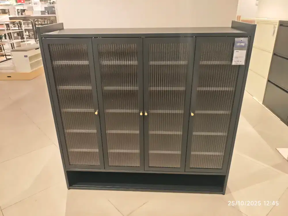 Informa August Kabinet Sepatu 4 Pintu - Hitam