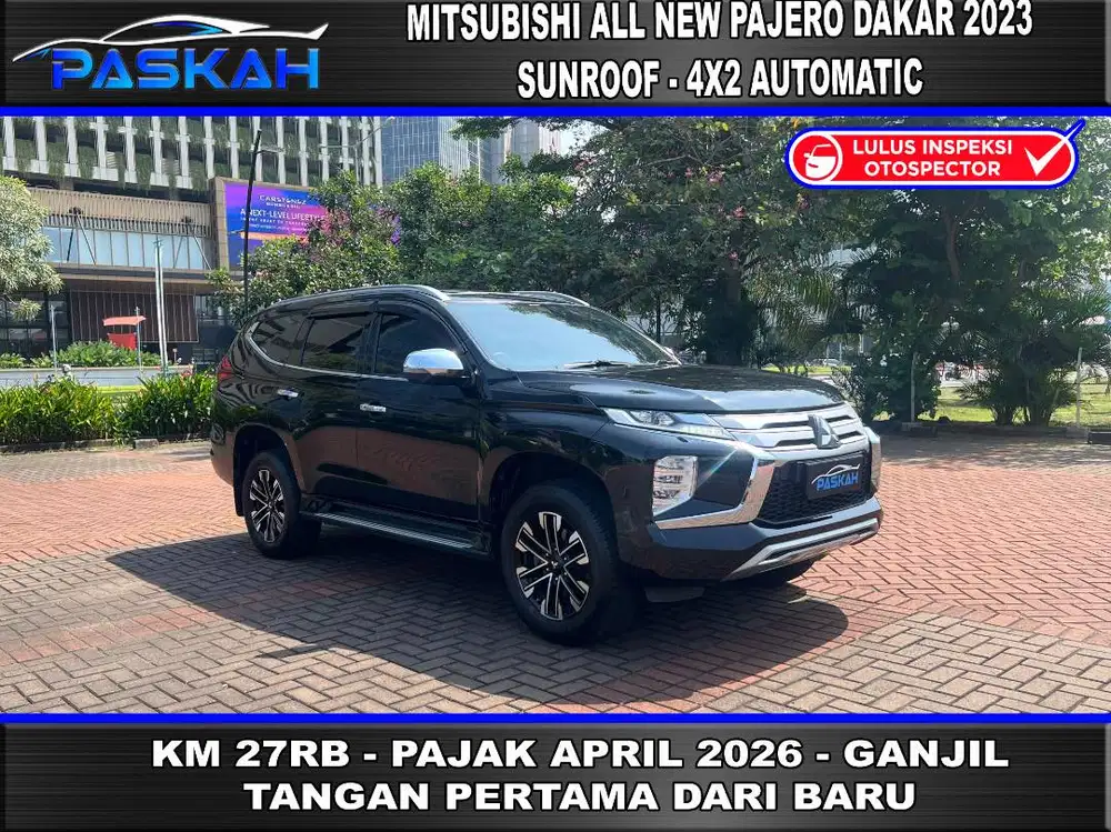 SUNROOF Bunga=4.7% TAX=2026 KM=12rb Mitsubishi Pajero Sport DAKAR 2023