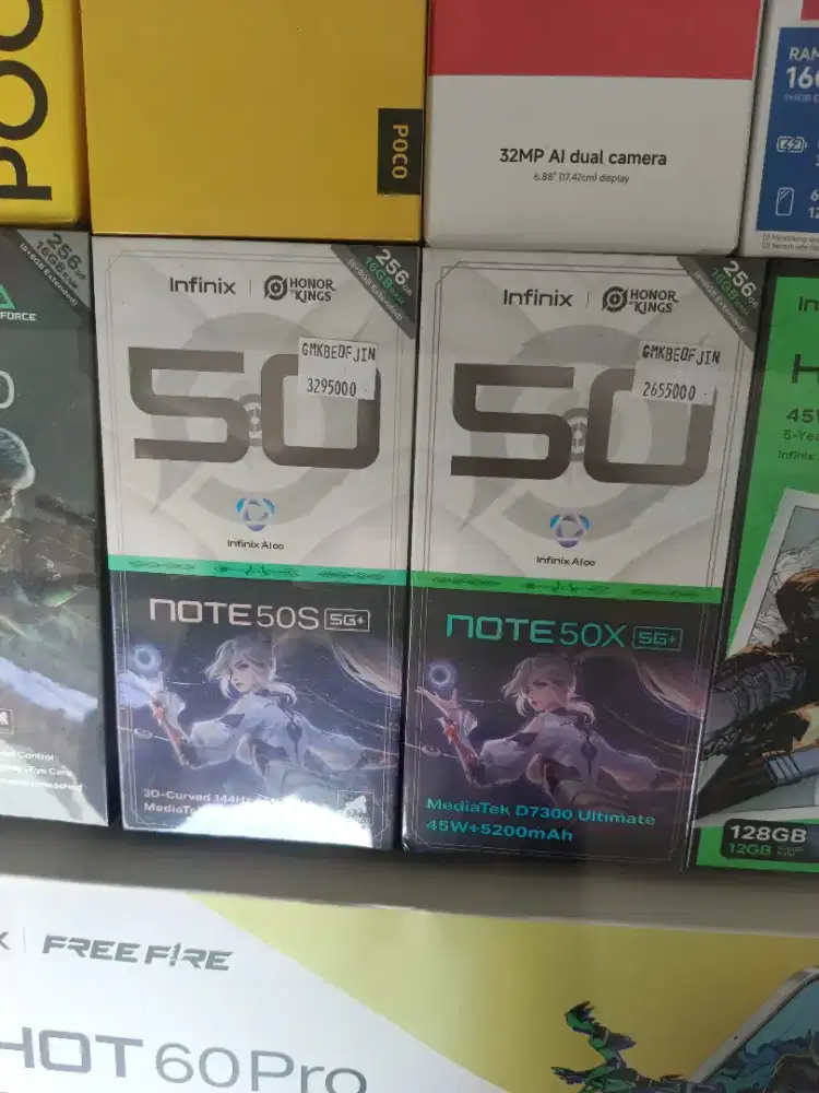Kredit HP infinix note 50x area kunciran pinang cukup bawa KTP