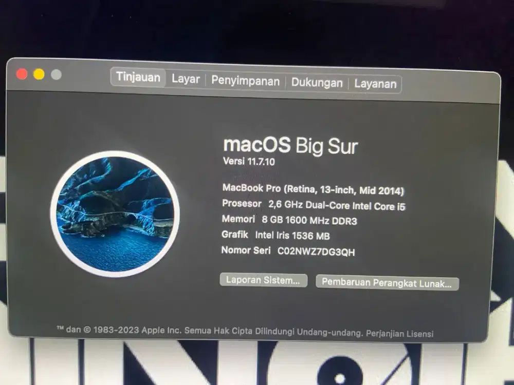 Macbook pro 2014