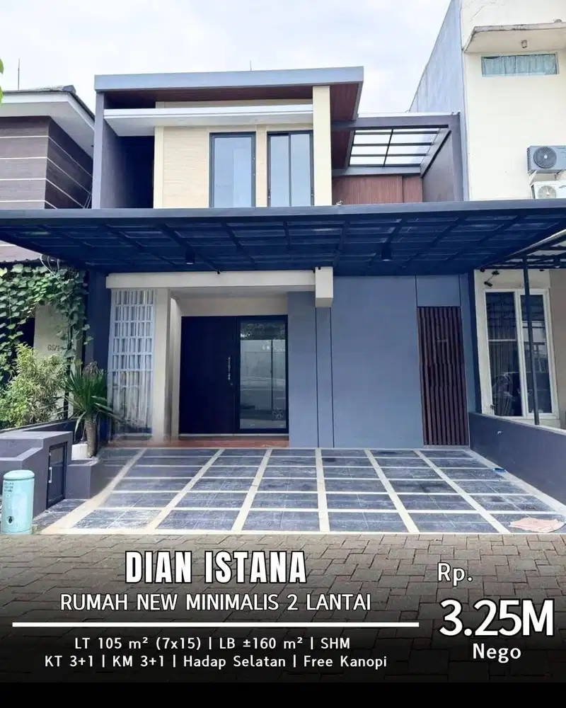 New Gress Minimalis Strategis Surabaya Barat DIAN ISTANA Siap Huni