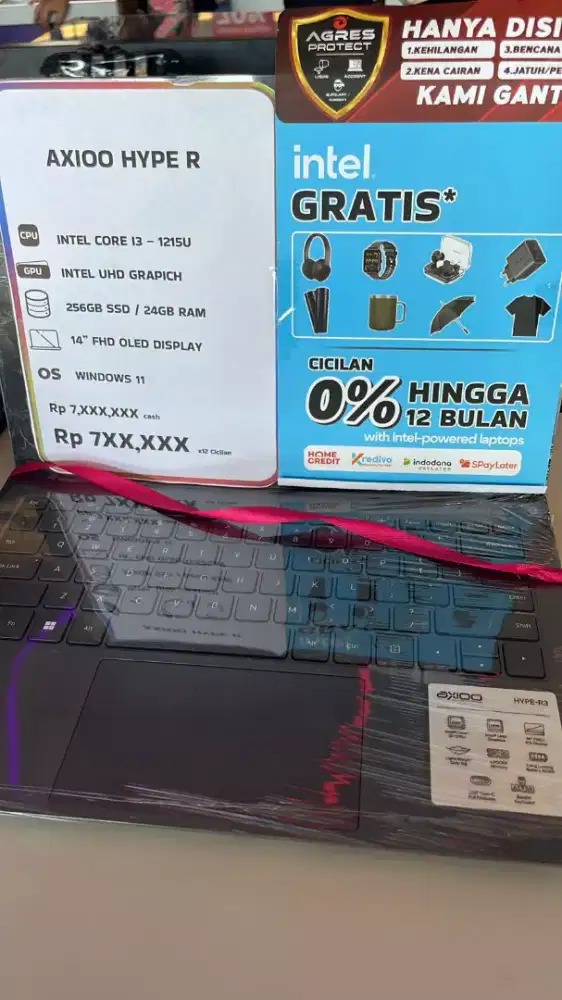 Laptop axio hype r promo cicilan ringan tanpa dp bisa