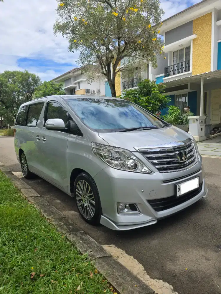 [KM low 15 RB ASLI] TOYOTA ALPHARD 2.4 G TH 2012 SILVER