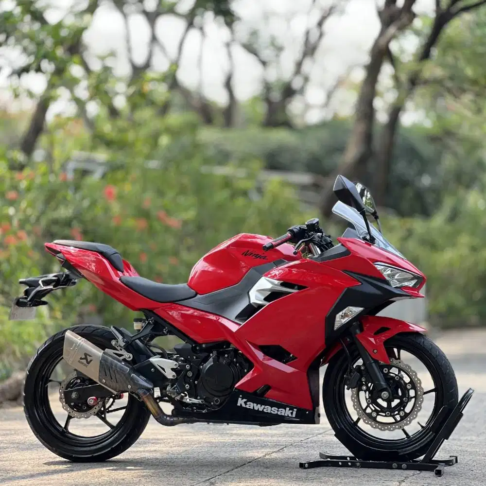 KAWASAKI NEW NINJA 250 FI MERAH 2019 KM 8K PAJAK PANJANG KAYAK BARU