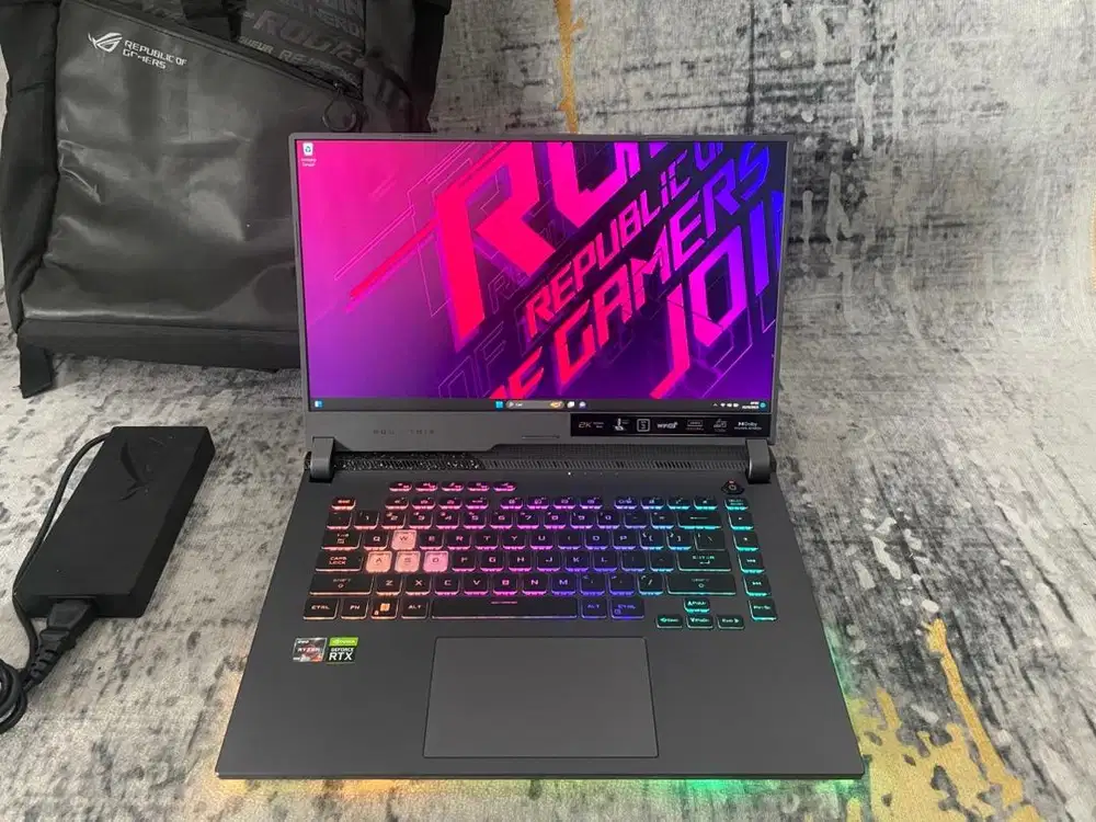 RoG Strix Ryzen 7 6800H RTX 3060 6Gb GDDR6 140W 16/1Tb 2.5K 165Hz