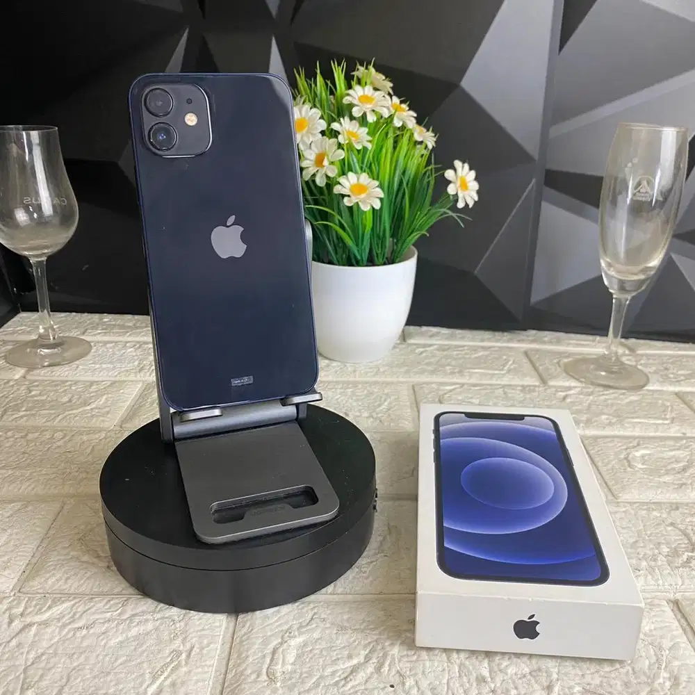 Iphone 12 128gb ibox ON BH 89% Fullset Bisa COD dan TT