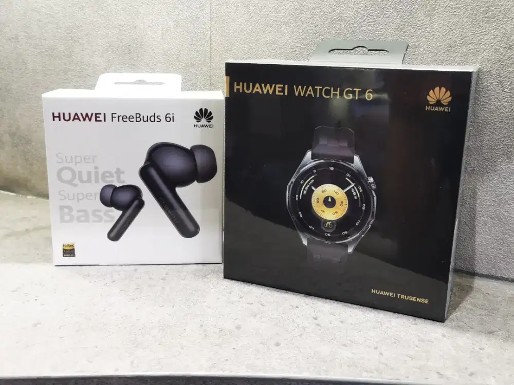 Huawei Watch GT6 Black New Bonus Freebuds 6i