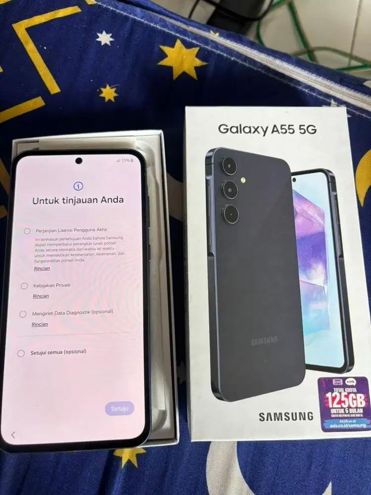 Samsung A55 Full sett no minus