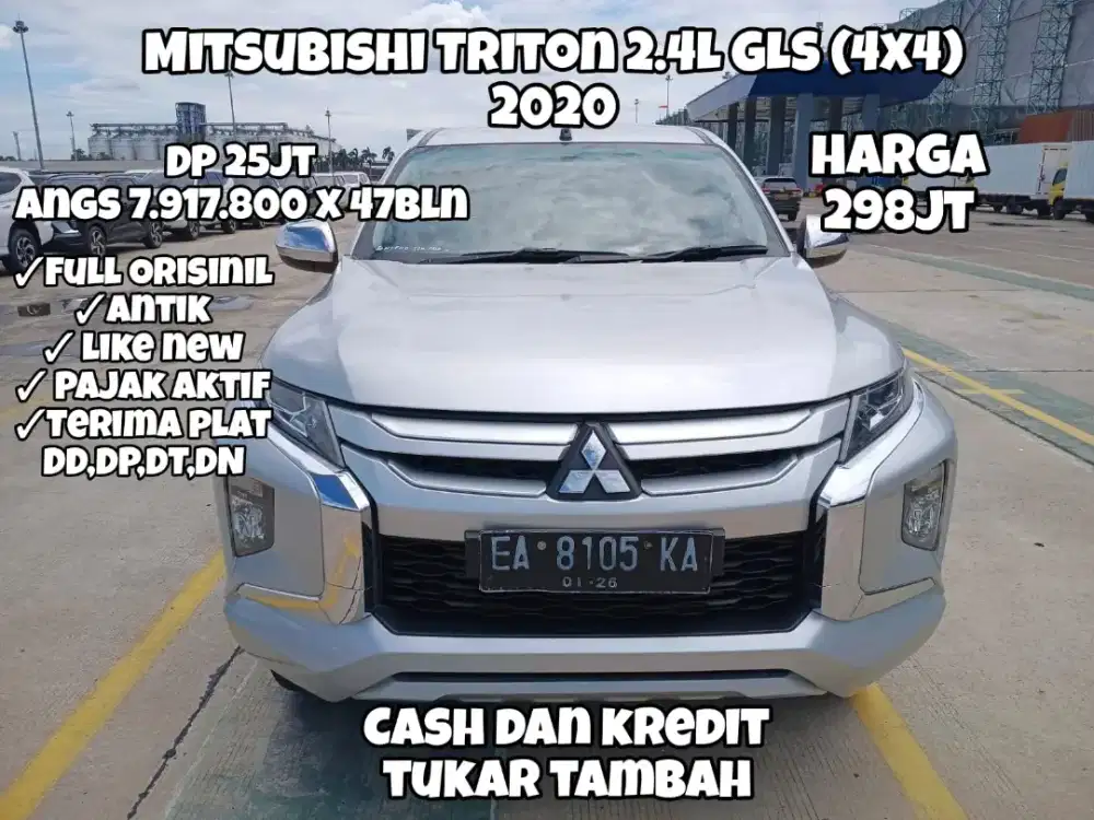 Antik istinewa sekali Triton D.Cabin 4x4 Gls 2020 wrn silver