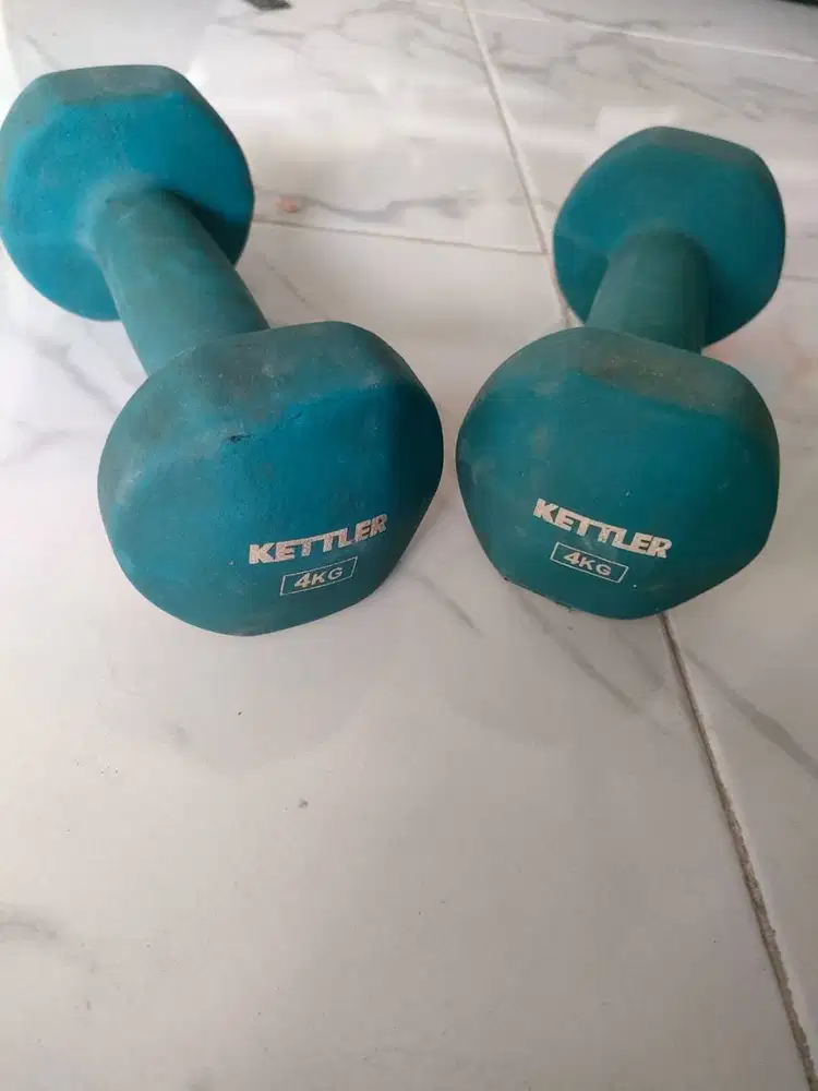 BARBER BEKAS 5KG SEPASANG MERK KETTLER ORI