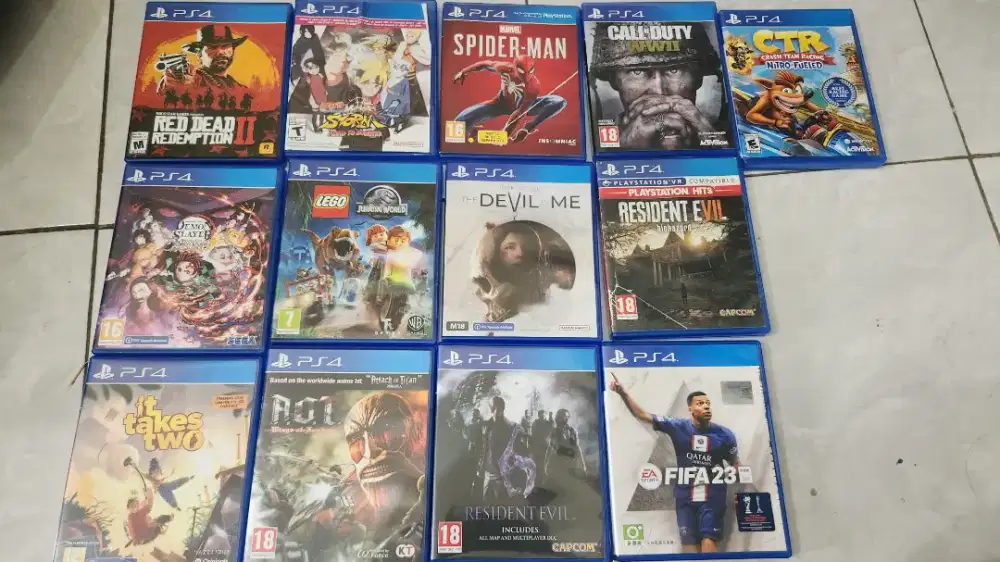 Kaset Bluray disk PS4