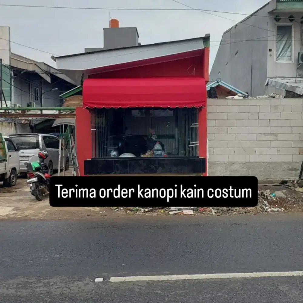 Atap kanopi kain anti air
