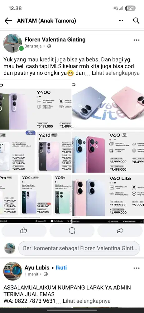 Yuk yang mau kredit juga bisa ya bebs. Dan bagi yg mau beli cash tapi