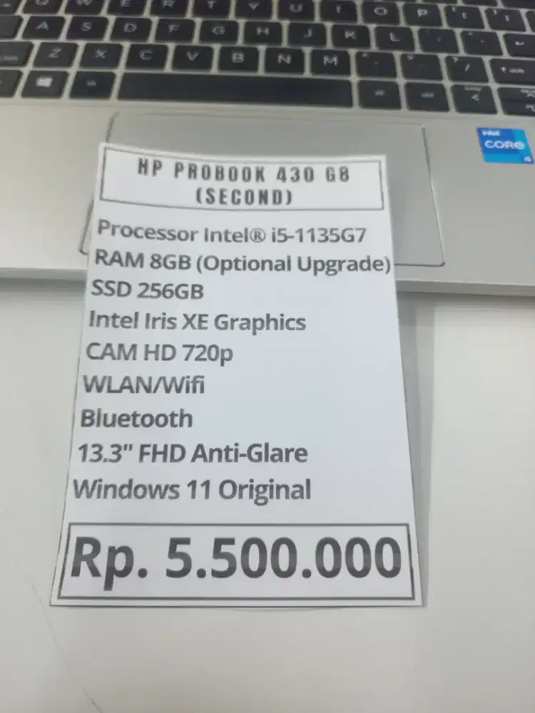 Laptop second berkualitas tinggi ,serta bergaransi