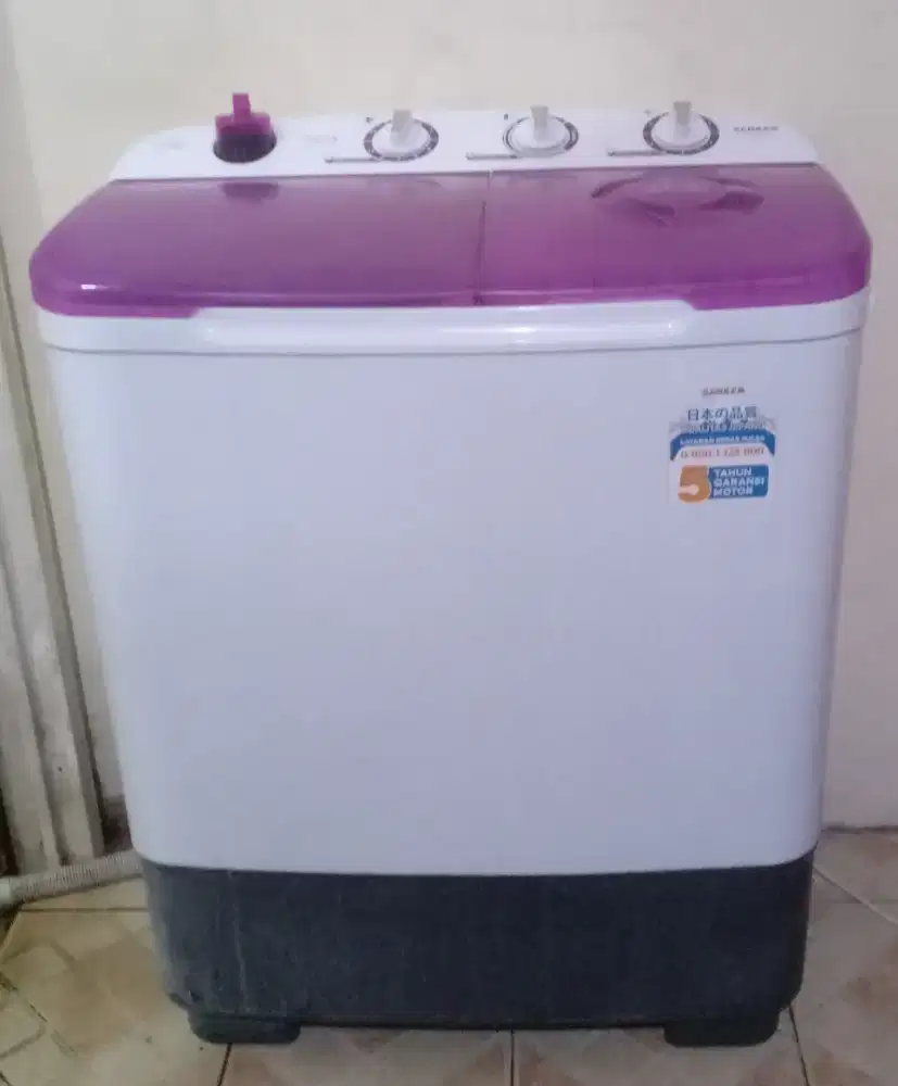 JUAL BUTUH MESIN CUCI SANKEN UNGU