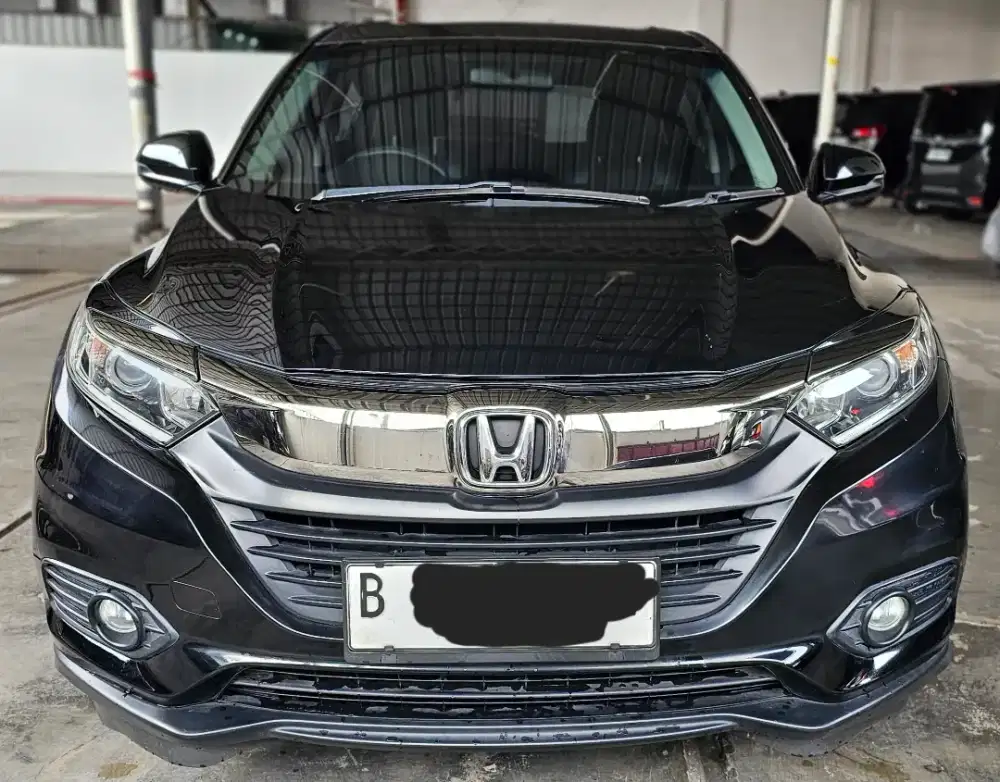Baru 64rban Km Pajak Panjang Honda HRV E AT CVT Matic 2019 Hitam Mulus