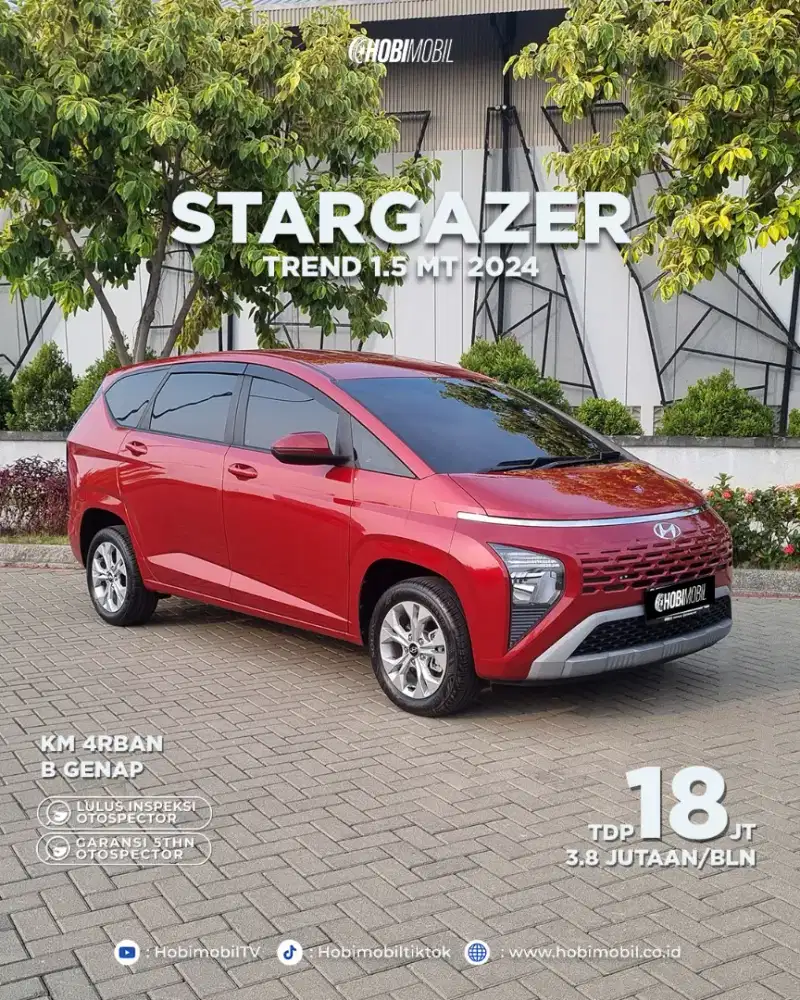 (garansi 5th) stargazer trend 1.5 manual 2023 Pmk 2024 low km 4rb