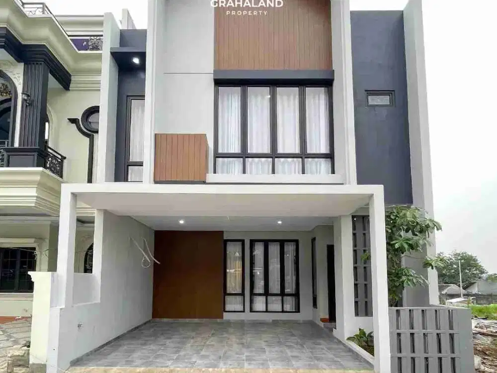 Rumah Baru Mewah Cozy Dalam Cluster Row Jalan Besar Pinggir Jalan Lokasi Strategis Di Jagakarsa Jakarta Selatan