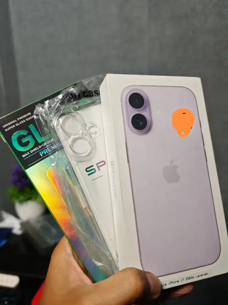 Iphone 17 256 neww ibix warna lavender
