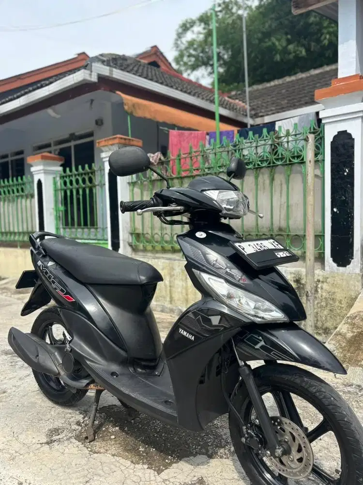 Yamaha Mio J Hitam Kondisi Siap Jalan, Mesin Halus, Surat Lengkap!