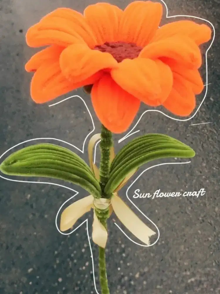 Sun flower craft