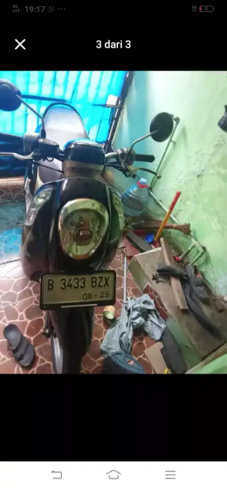 Motor Scoopy surat BPKB aja